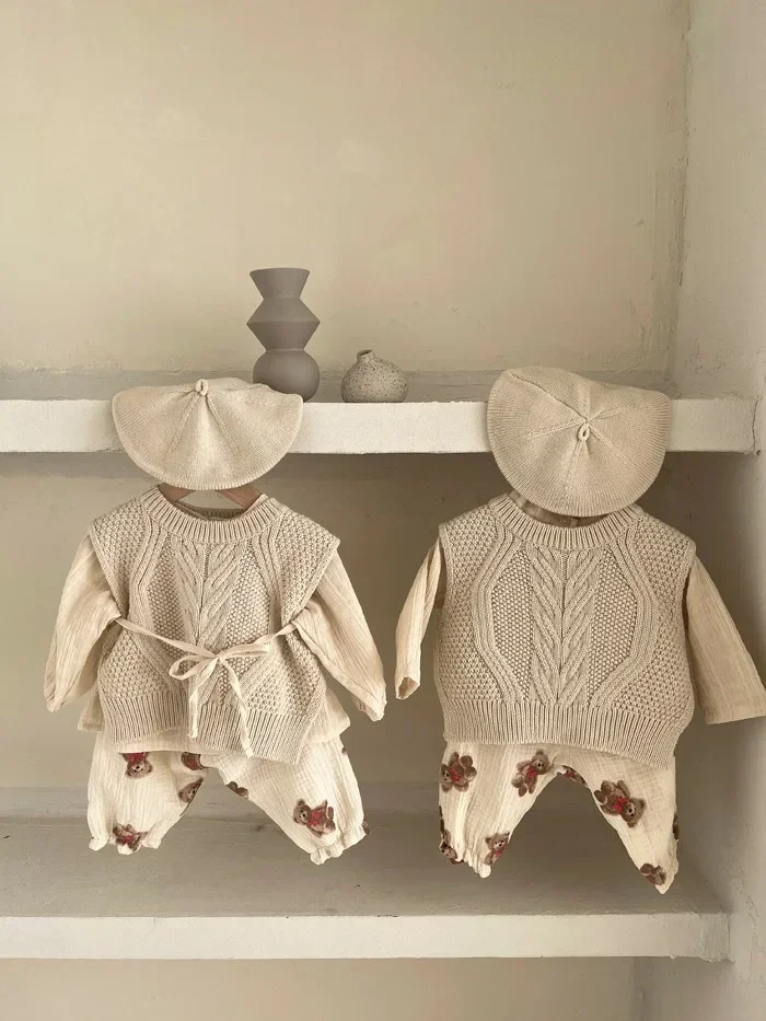 Bio-Baumwoll-Musselin-Hosen für Babys, süße Capri-Hosen mit Muster, weiche, leichte Hosen für Neugeborene und Kleinkinder, für alle Jahreszeiten. – Detail 14