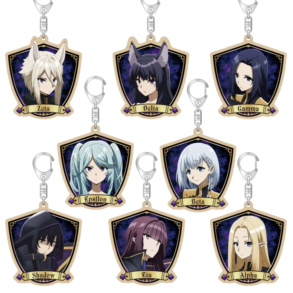 

Fans Gift Anime The Eminence in Shadow Wood HD Figures Acrylic Keychain Ornament Collection Series About 6cm