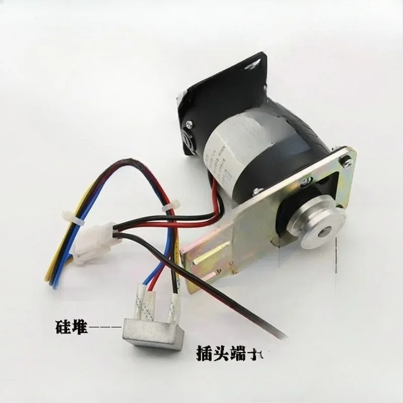 Carbon brush motor for equal end milling machine, silicon stack, pulley, bracket