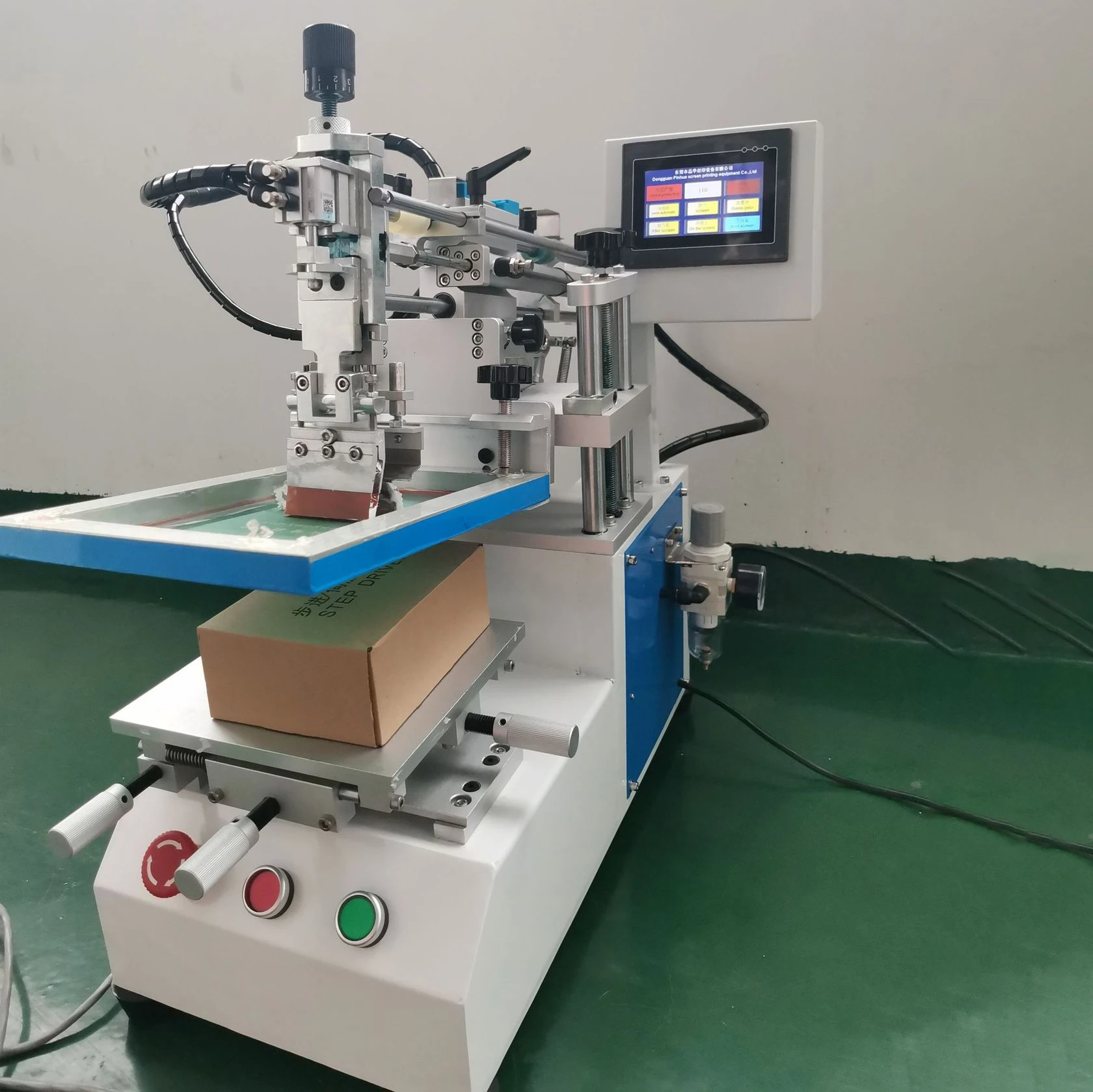 Semi Automatic Plastic Hardware Acrylic Screen Printer Sunglasses Shoe Pad Silk Printing Machine