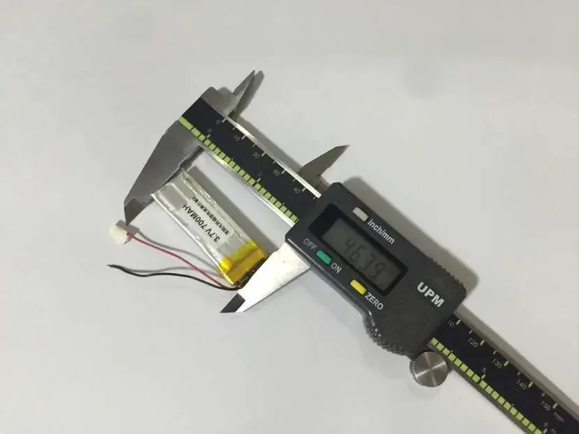 بوليمر الليثيوم 3.7 فولت القدرة الكاملة الجديدة 651546   700MAH MP4 / المعدات / راديو صغير خلية ليثيوم أيون قابلة للشحن