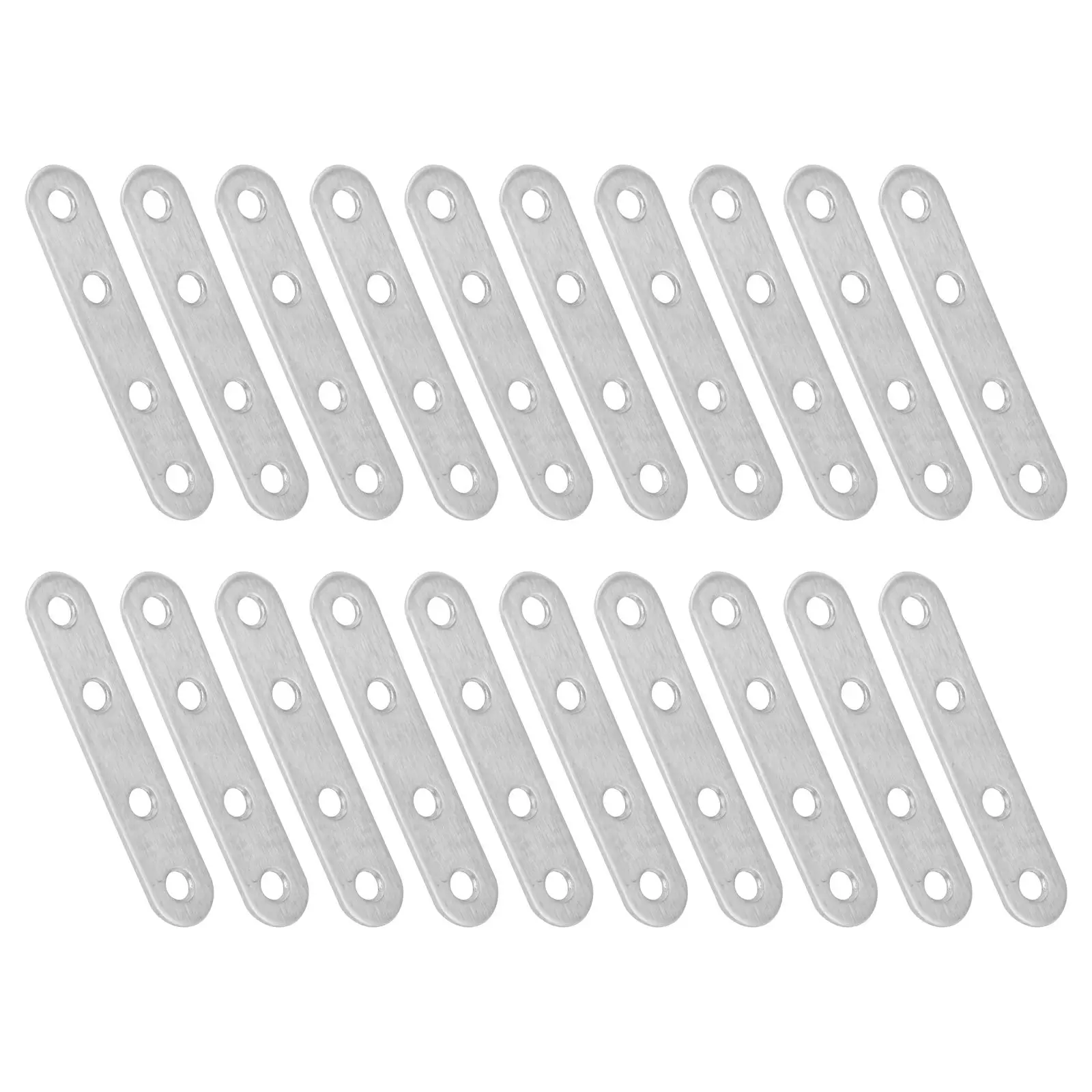 

Flat Corner Bracket Stainless Steel Angle Iron Metal Plate Straight Silver Brace