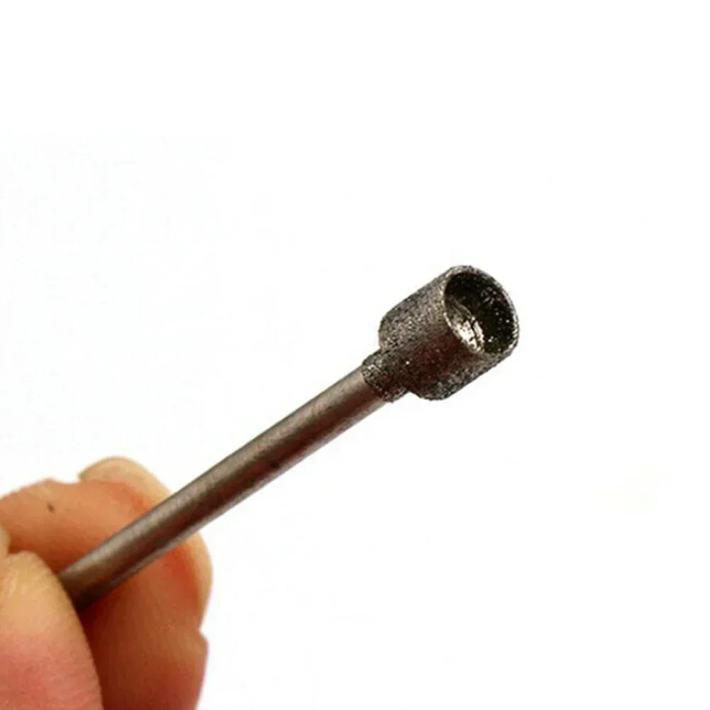 10 قطعة لدغ الماس الروتاري الأساسية مثقاب الخشب 0.8/1/1.2/1.5/1.8/2/2.5/3/4 مللي متر لقمة ثقب بلاط زجاجي طحن جوفاء رئيس الروتاري بت