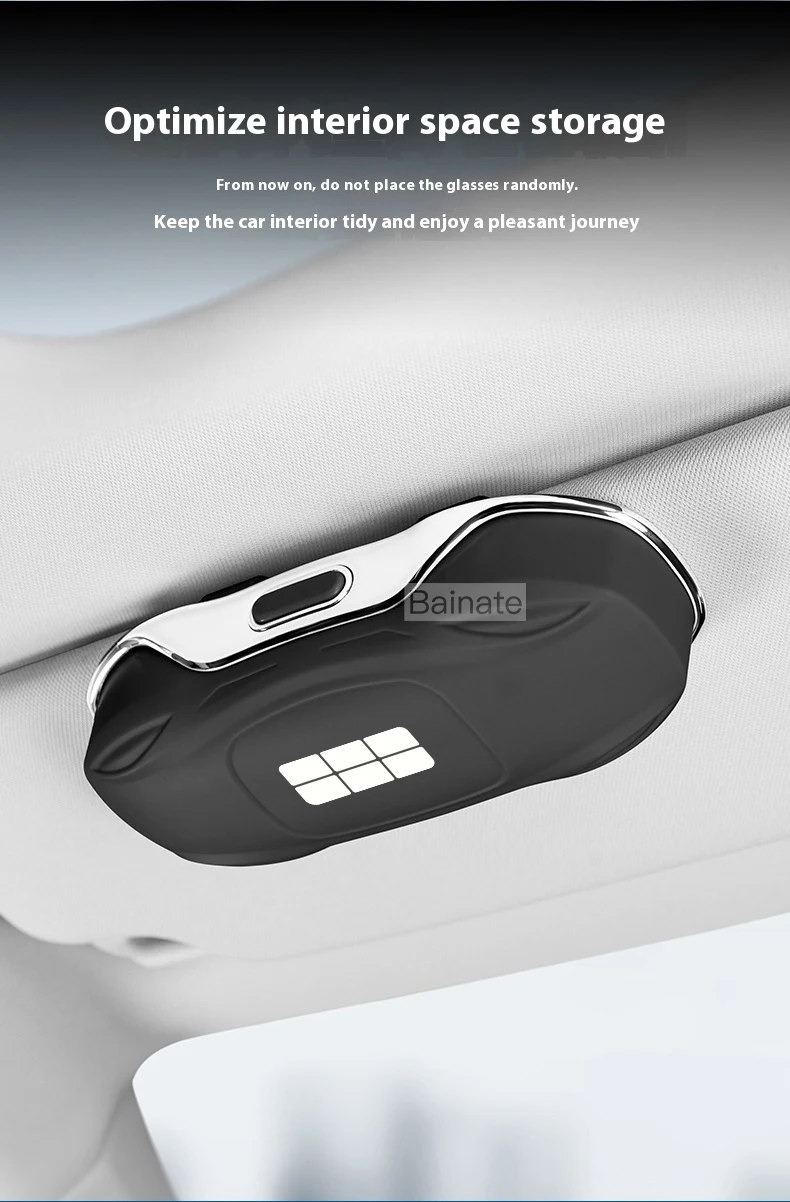 Tragbare Auto-Sonnenbrillenhalterung für Geely Galaxy EX2 EX5 EX5EM-i 2025 2026, Etui Brillenhalter Clip Box Auto-Brillenhalter – Detail 8