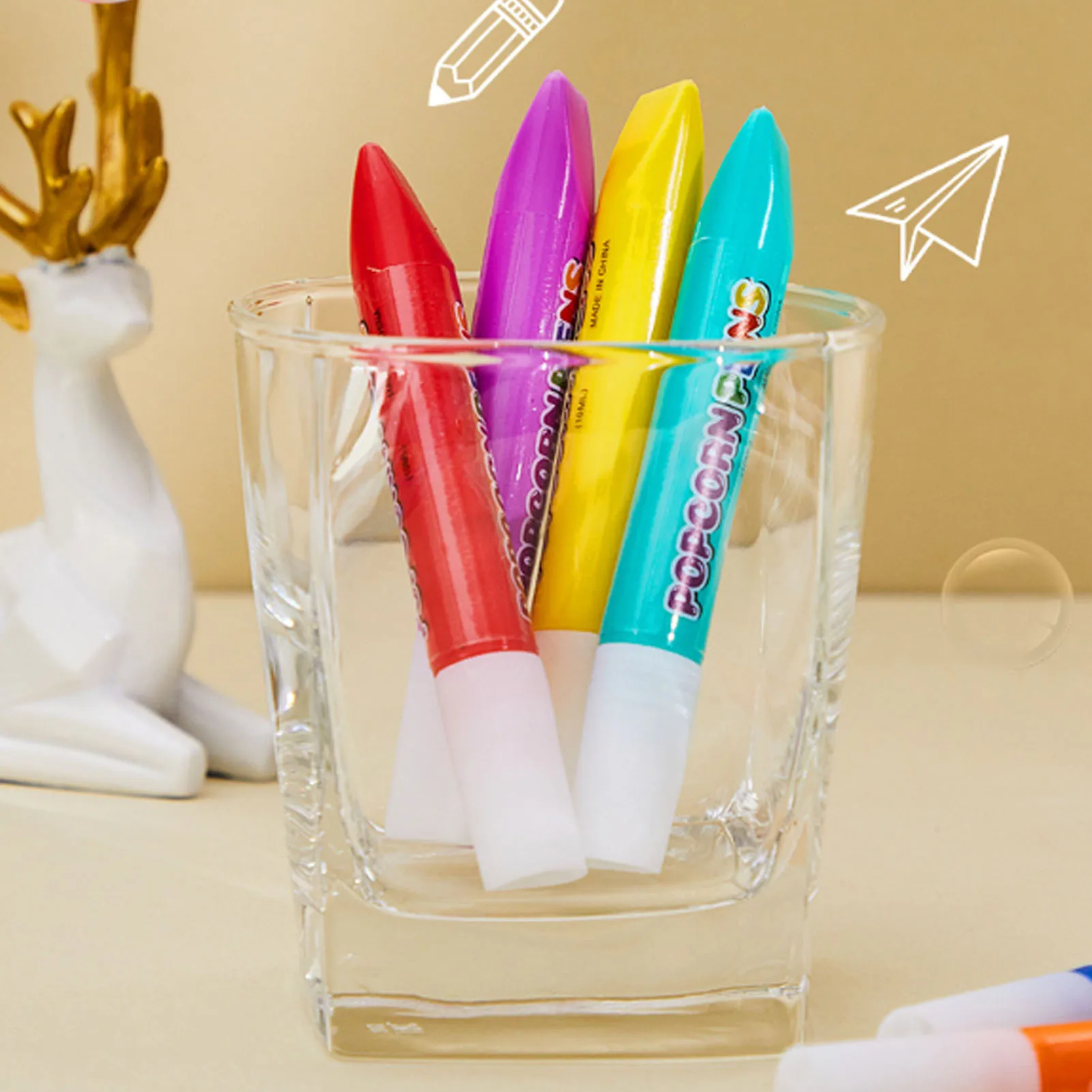 3D  Puffy Color Pens Funny Color Puffy Painting Drawing Pens Toys for Kids Students School Stationery Gifts