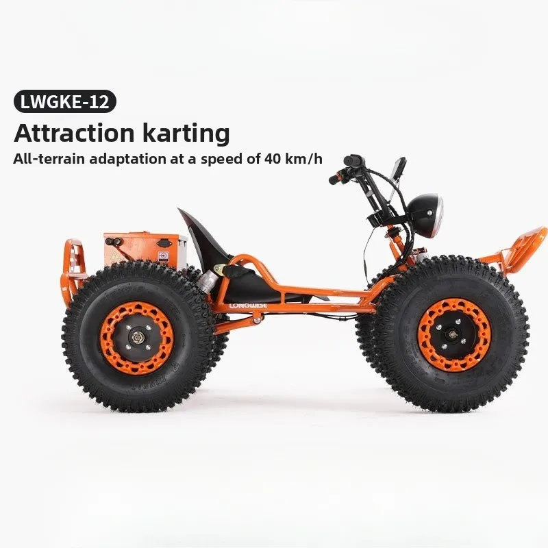 Custom Scenic Mountain Jungle Explosion Wear-resistant and Anti-manufacturing All-terrain Off-road Go-karts Have Strong Power