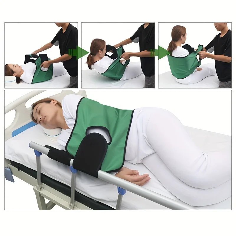 Elderly Turning  Stretcher Transfer Belt Positioning Bed Pad Nursing Shift Pad Transport Mat Bedridden Patient Turning Aid