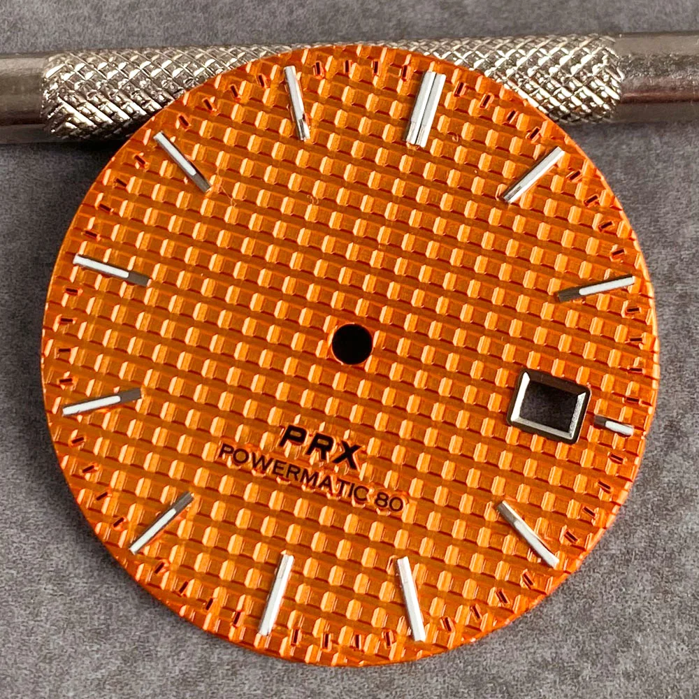 31.7mm Modified Sterile Watch Dial Fit NH35 NH36 Orange Sky Blue White Black Watch Parts Accessories