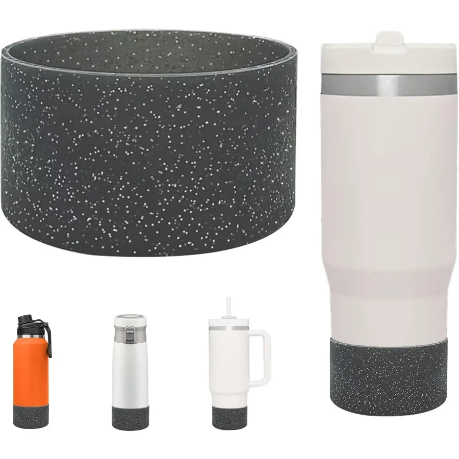 

Защитные блестящие силиконовые ботинки, блестящий противоскользящий рукав, рукав для бутылки с водой, нижняя защита для стакана, 2040 унций, 1224 унций и Mo