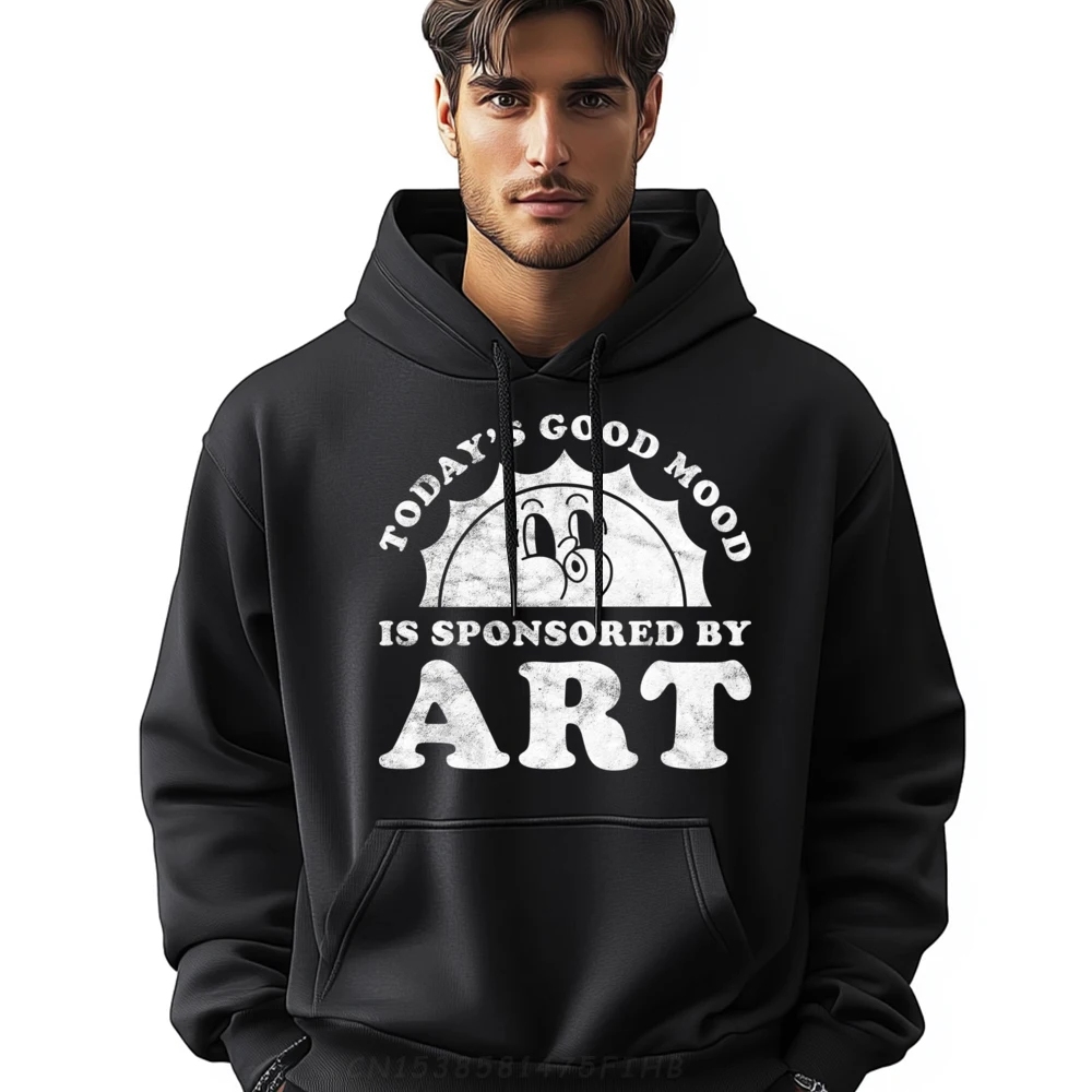 

Funny Cute Retro Vintage Art or Art Teacher Teeshirt Men's Polyester Fiber Hoodie Sweatshirts Mother's Day