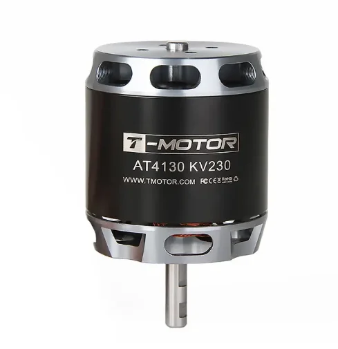 Motor sin Escobillas de Rotor Externo AT4130 para Sistema de Propulsión de Alto Empuje de Dron VTOL para Aeronaves de Ala Fija y Modelo RC Híbrido
