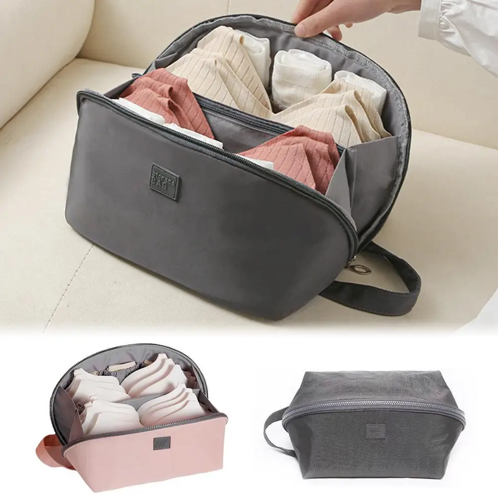 Underwear Storage Bag For Travel Large Capacity Bra Organizer Women Men Socks Underpants Storage Dustproof Portable Storage L2N9