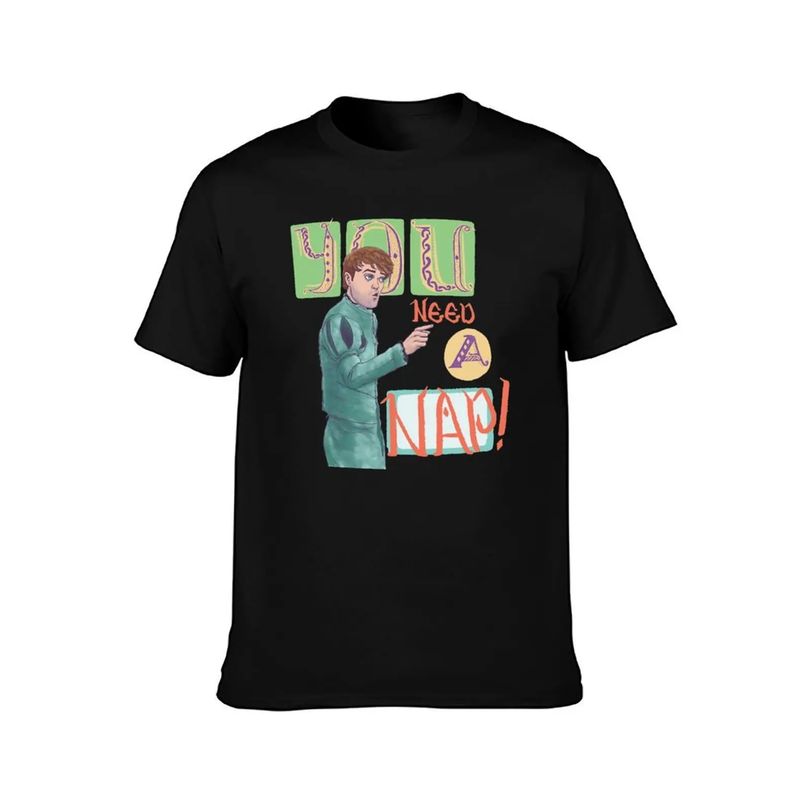 You Need A Nap! T-Shirt Summer Casual Cotton Tee Oversized Streetwear Tops Vintage Graphic Print Loose Fit Short Sleeve