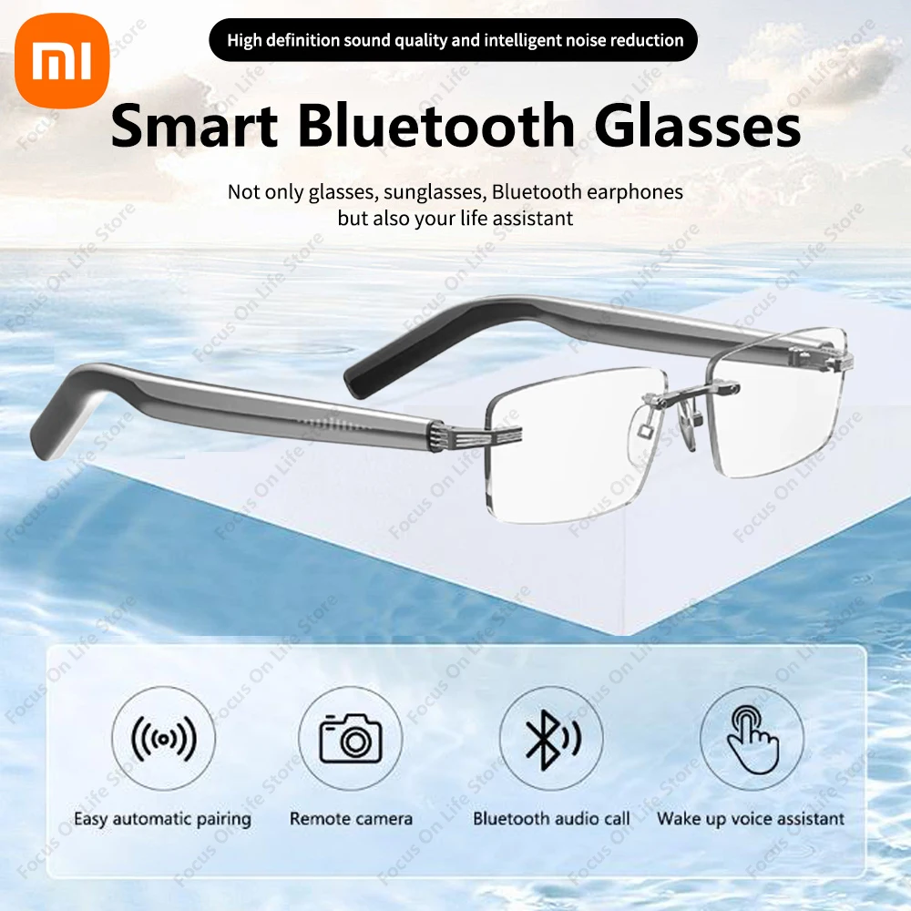 Умные Bluetooth-очки Xiaomi, беспроводные наушники, поляризационные очки, сверхдлительный режим ожидания, аудио, голосовой помощник, умные очки Умные Bluetooth-очки Xiaomi, беспроводные наушники, поляризационные очки, сверхдлительный режим ожидания, аудио, голосовой помощник, умные очки