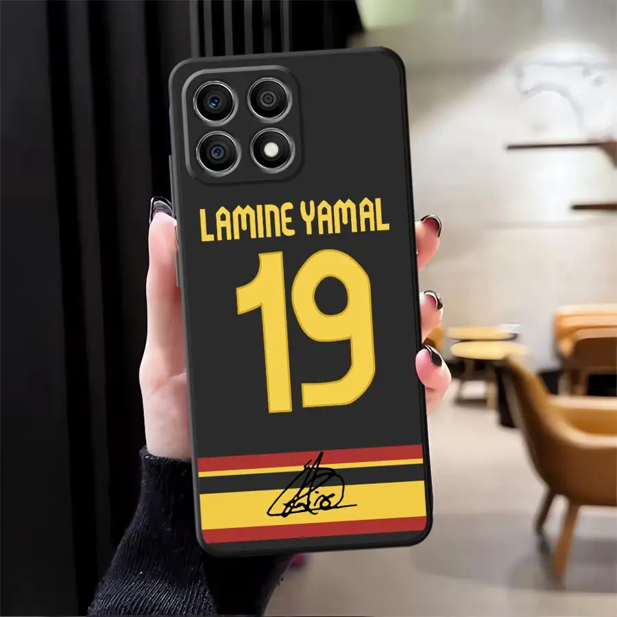 FootBall Number Soft Back Phone Cover Case for Honor 8X 90 Lite X9c X8 X9 70 X7a X9a X7