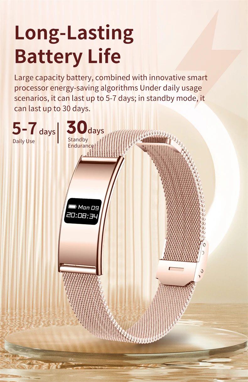 Fitness Tracker Smart Armband Mit Herzfrequenz Und Gps Für Herren_voghion.com