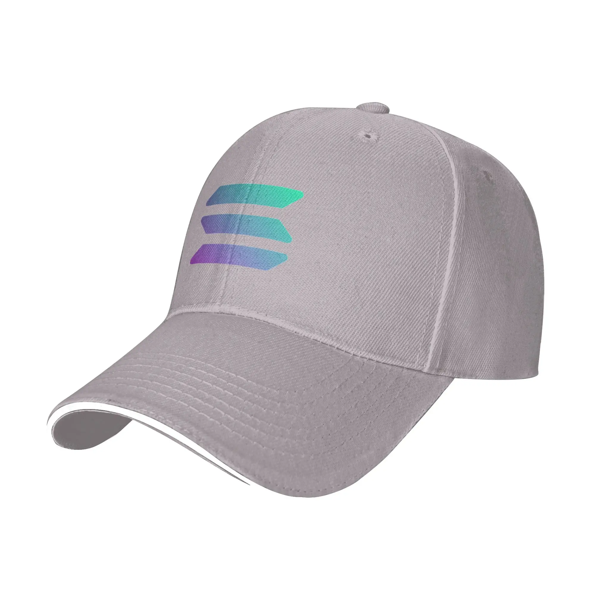 Solana Cryptocurrency - Solana SOL Cap Casual Baseball Caps Adjustable Hat Hip Hop Summer Unisex Baseball Hats Customizable