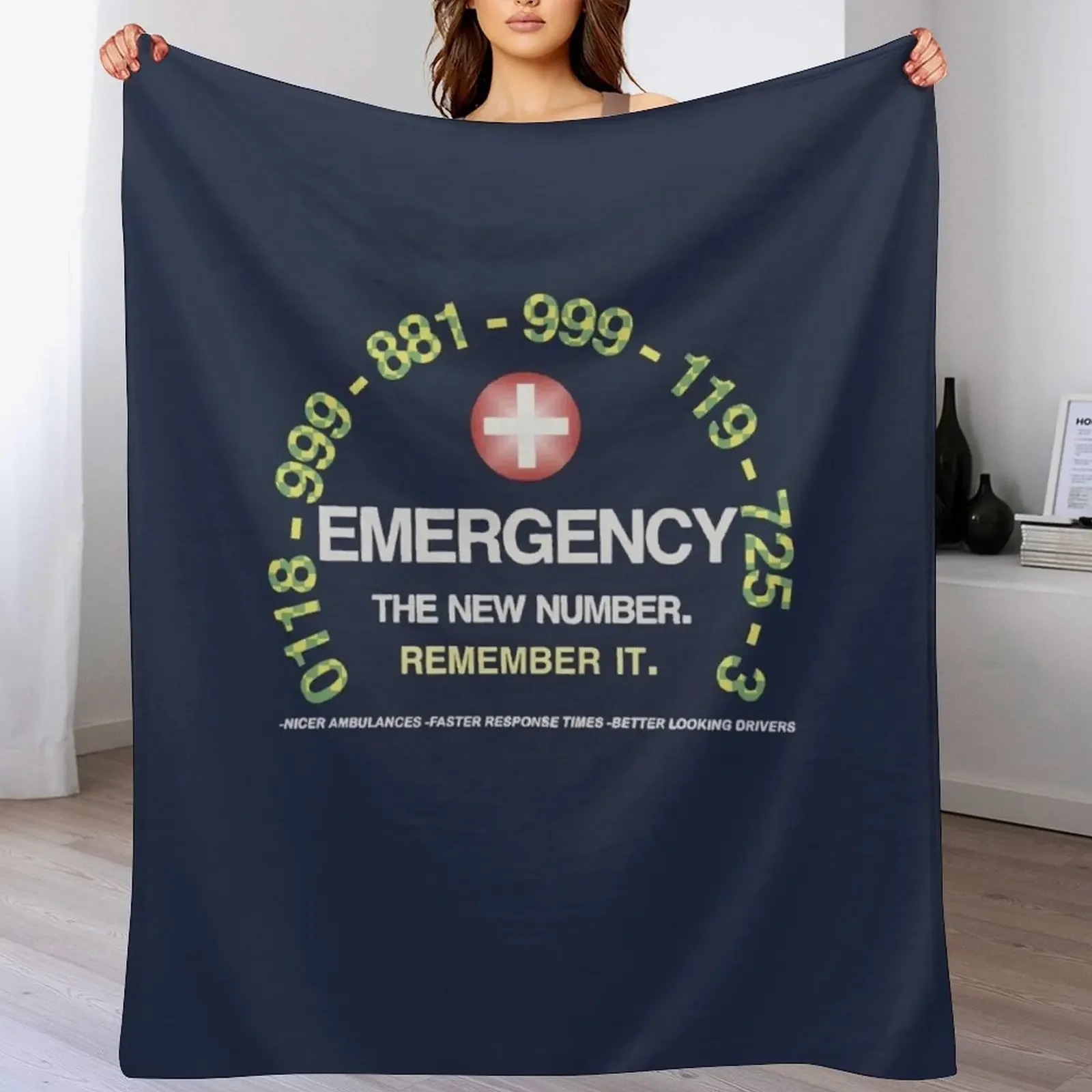 

IT Crowd Inspired Emergency Throw Blanket Luxurious Soft Blanket Holiday Gift for Family