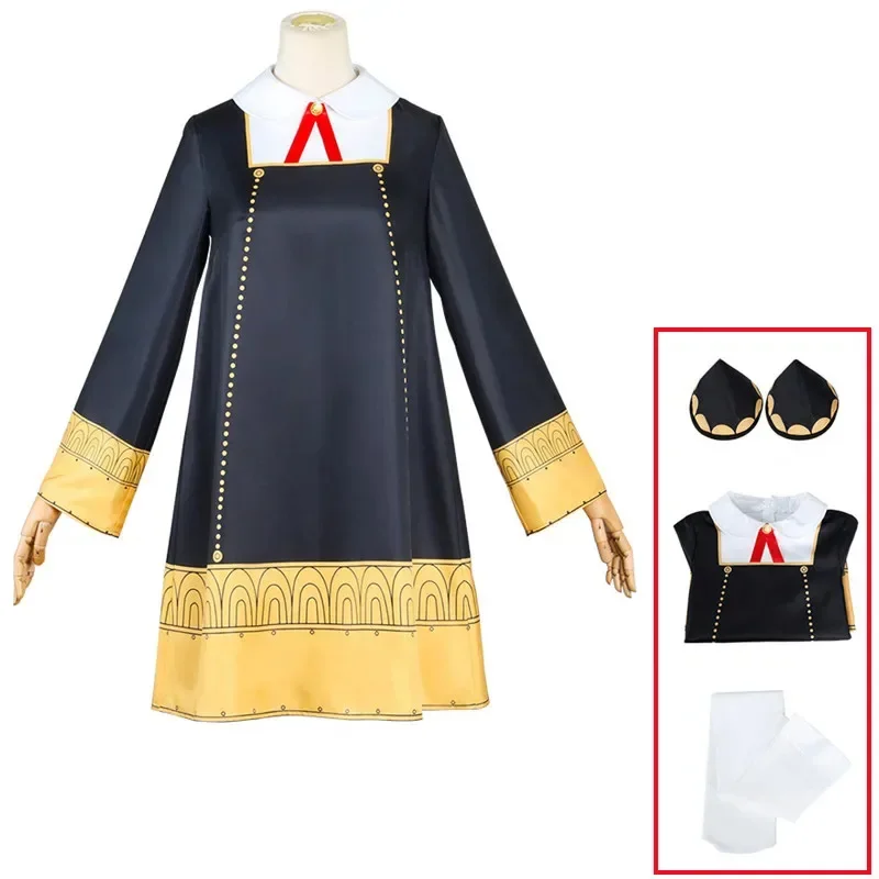 CosplayAnime Spy X Family Yor Forger Anya Cosplay Costume Girls Uniform Wig Dress Killer Twilight Loid Forger Suit Halloween M8K