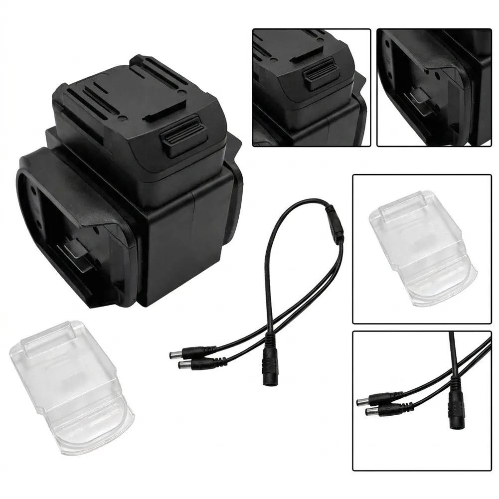 21V Lithium For battery Adapter Converter for BL1815 For BL1830 BL1840 with Dust Cover and Dual Charging Function