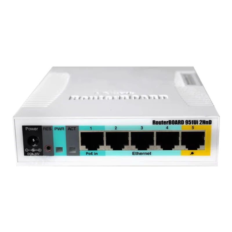 مخزون على الفور RB951Ui-2HnD MikRotik 2.4 جيجا هرتز AP مع خمسة منافذ إيثرنت نقطة وصول التوجيه 5 منافذ PoE OSL4 USB لـ 3G/4G