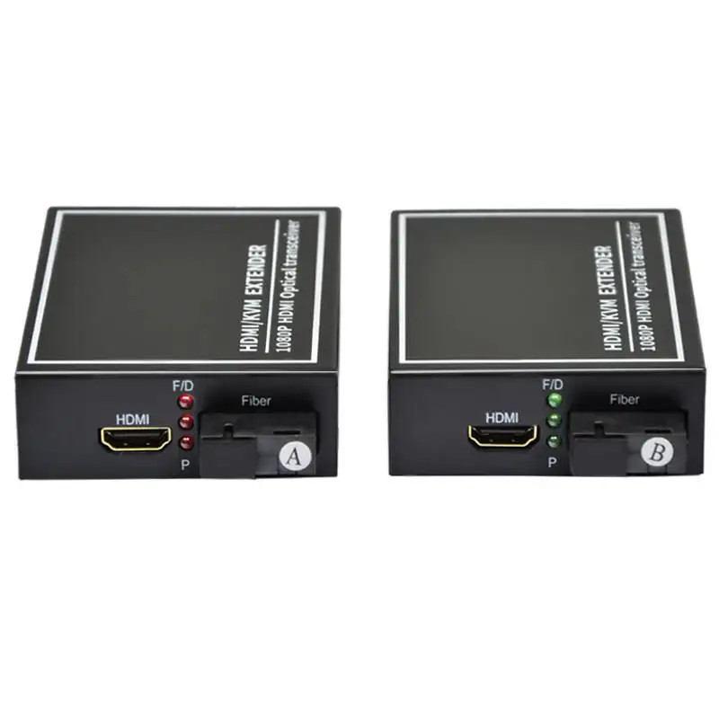 New! New 1Pair 1-channel HDMI to fiber digital 1080P HDMI Fiber Optic Video Extender Video Converter HDMI Video Fiber