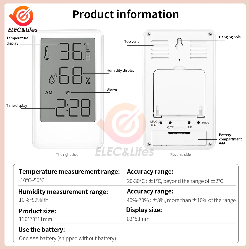 Mini Indoor Thermom… - image
