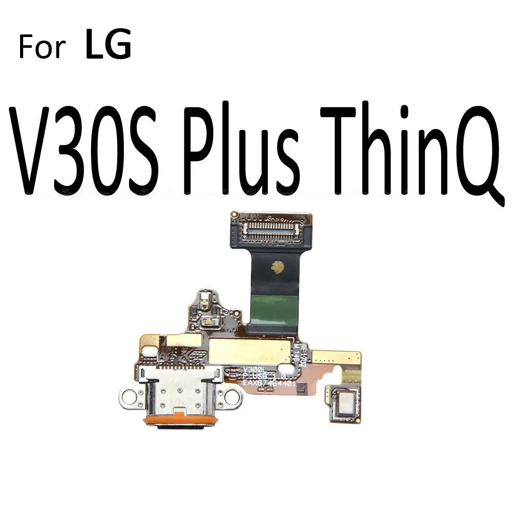 Conector de carga de alimentación, placa de base de puerto, Cable flexible para LG V30, V30S Plus, V35, V40, V50, V50S, V60, ThinQ 5G