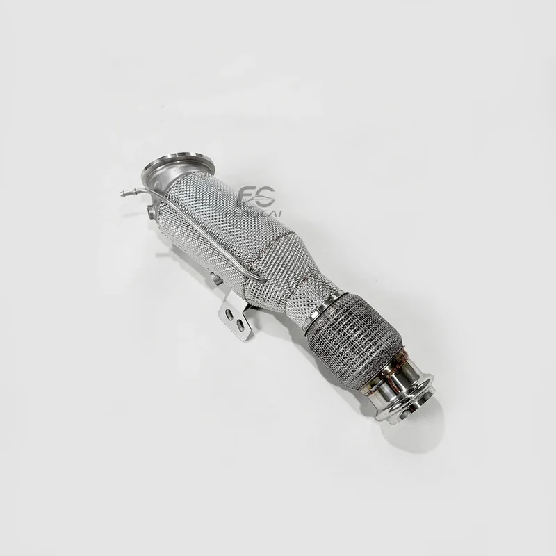 High Flow Sport Catalytic Converter 530 540 B58 3.0T 2019-2024 Forging Process Insulated Downpipe No Engine Fault Light