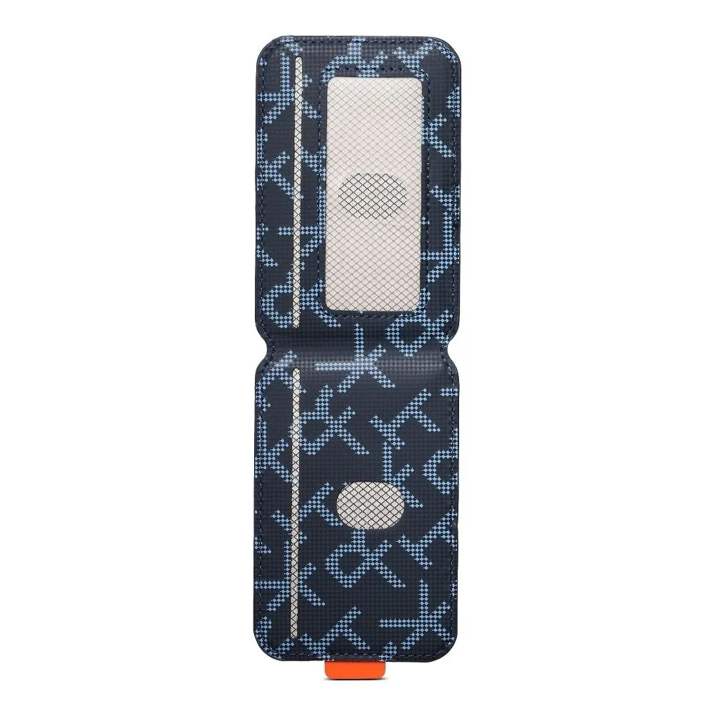 Magnet Card Holder Printed Pattern Faux Leather Magnetic Phone Wallet RFID Anti-Skimming Card Slot Design Leather Card Case