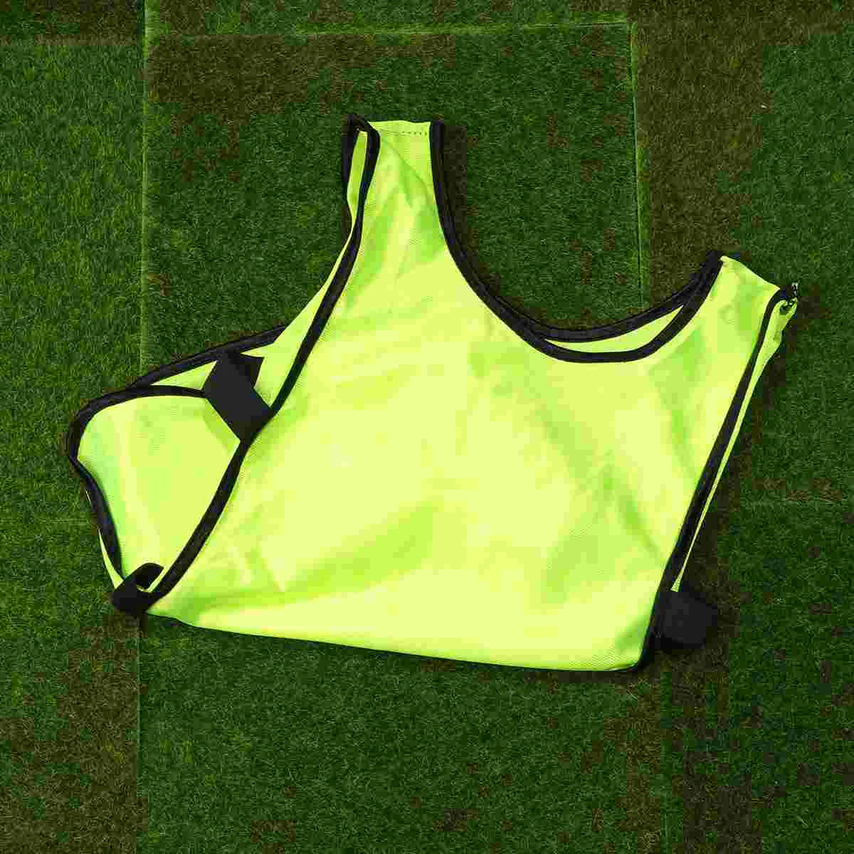 6 Pcs Training Soccer Jersey Running Vest Boy Waistcoat Scrimmage Football Child Baby Bib