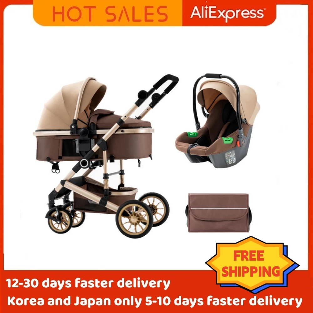 

High Quality Baby Stroller With Comfort Baby,3-1 baby stroller suitable for 0-3 years old,free send mama bag and free delivery