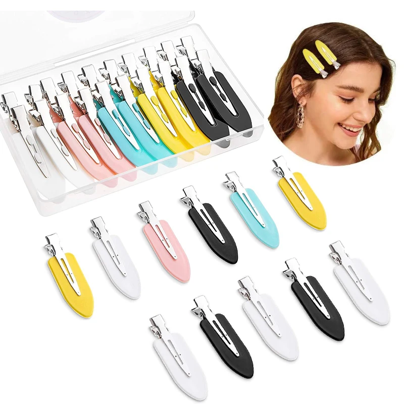 

10pcs/set No Crease Basic Hair Clips For Women Girls Hair Styling Makeup No Bend Hairpins Barrettes Fashion Hair Accessories