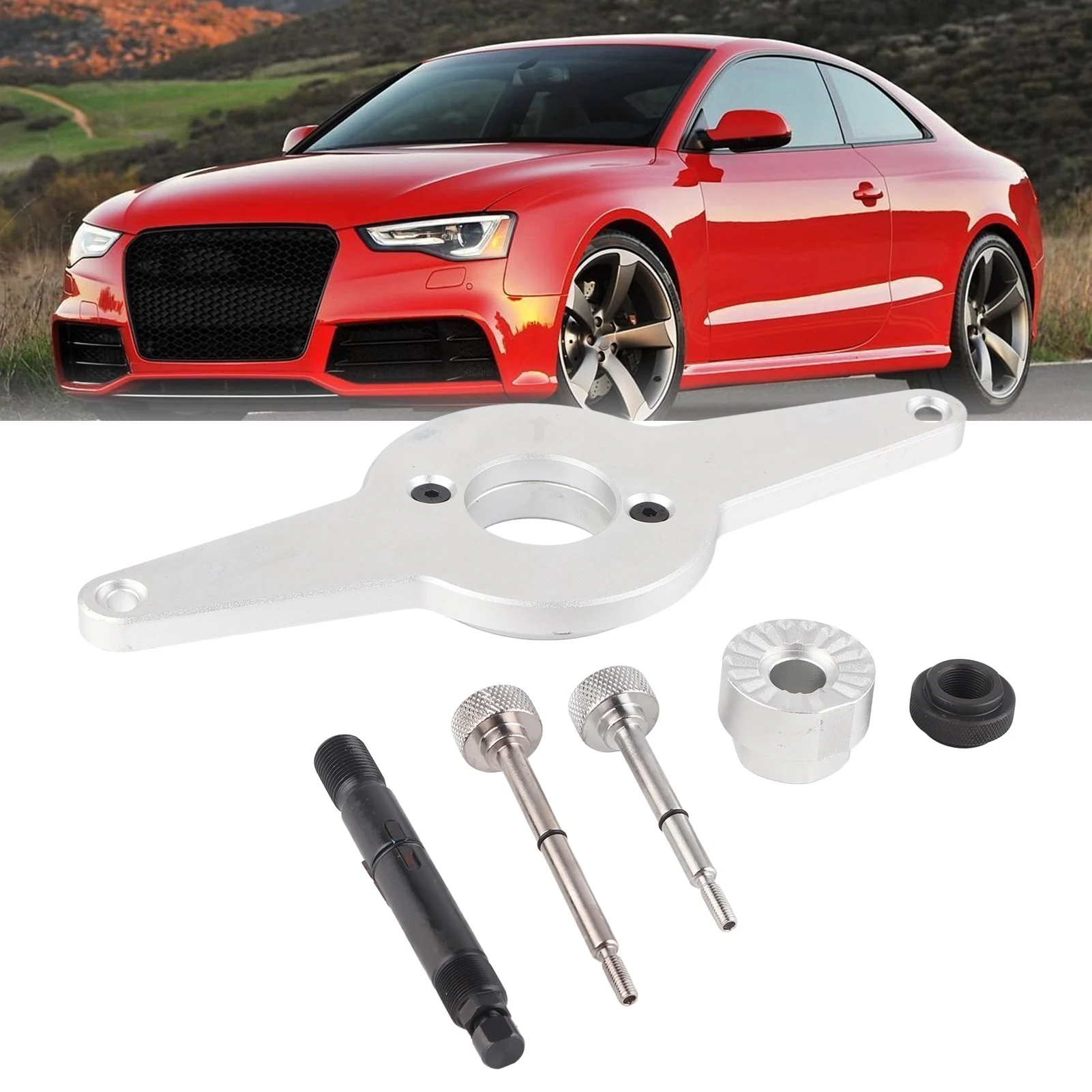 

Engine Vibration Damper Holding Tool T10531 Crankshaft Pulley Removal Tool for 4cyl 1.8 2.0 TFSI