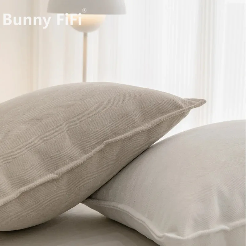 Cozy Solid Chenille Throw Pillow Covers - Nordic Design, 45x45/50x50/60x60/65x65cm, Ideal for Living Room & Bedroom Decor
