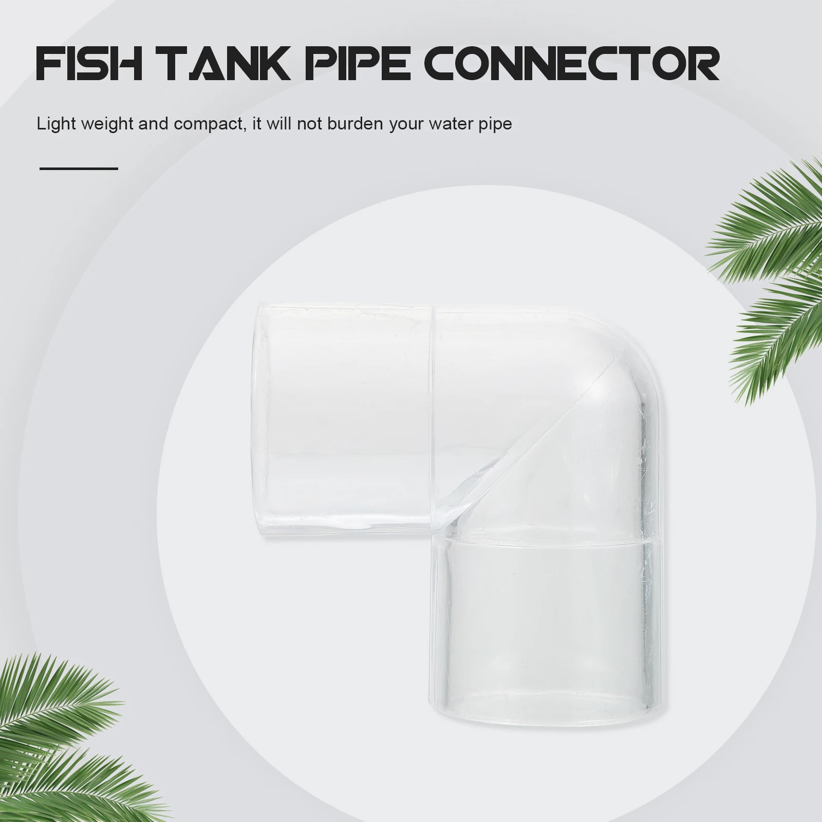 

10 Pcs Drainage Pipe Fittings Lightweight Compact Aquarium Air Hose Joints Fish Tank Elbow Connector Plastic Tubing Connectors