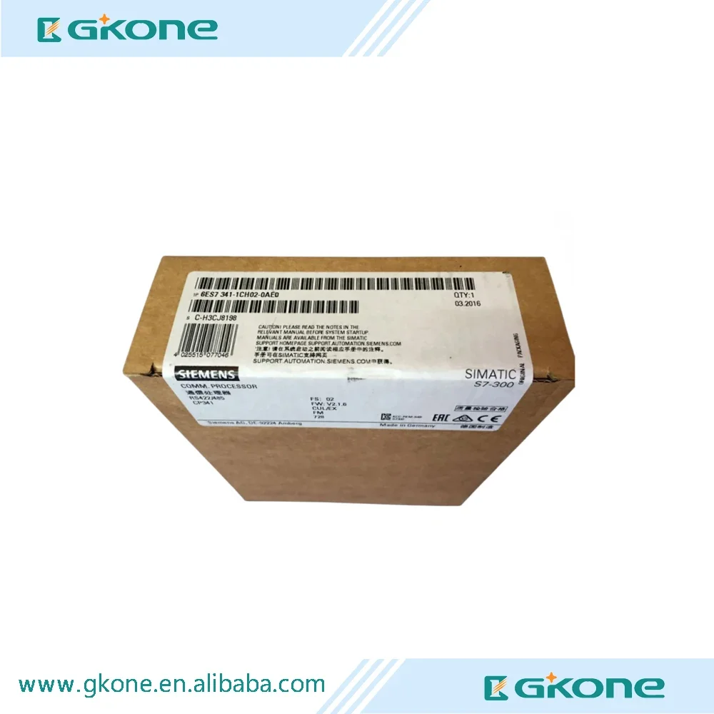 S7-300 PLC 6ES7341-1CH02-0AE0 Cp 341 Controller Module Communication Processor with RS 422/485 Interface