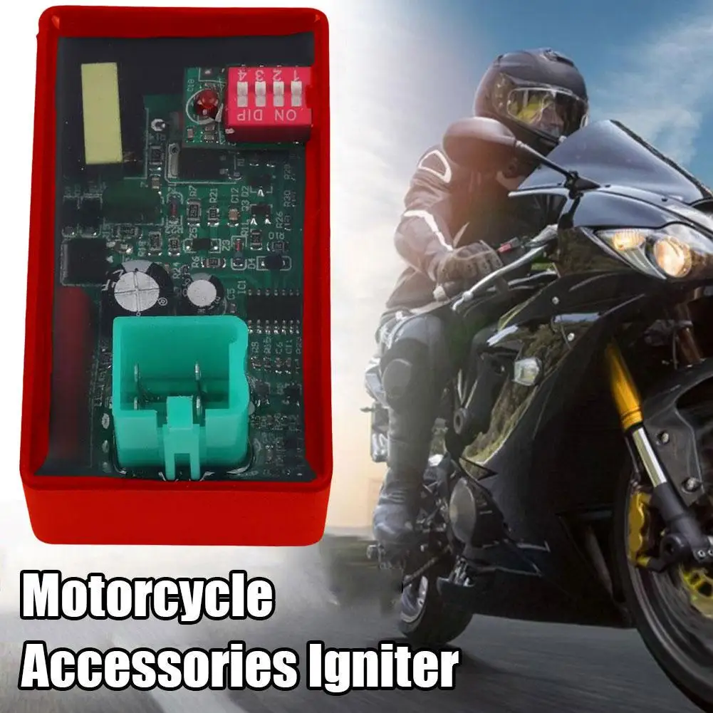 CDI programable para motocicleta, interruptor DIP de 4 pines DC CDI Racing Box para onda activa 110 TC100 ATV 150 Dirt Bike Go Kart