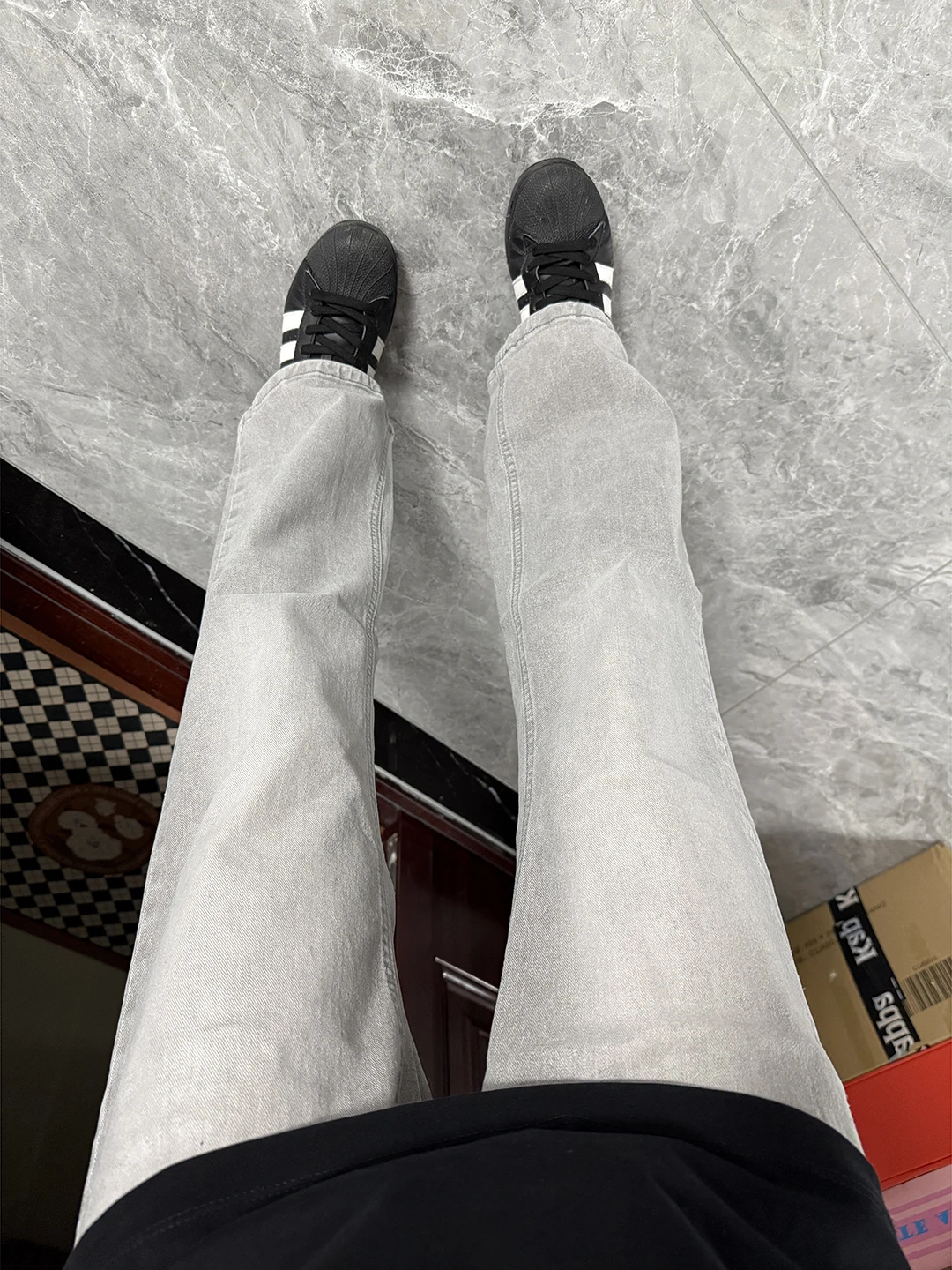 

Мужские джинсы Waed Denim: модные брюки-клеш с эффектом стройности, скрывающие недостатки фигуры, длинные джинсы в уличном стиле