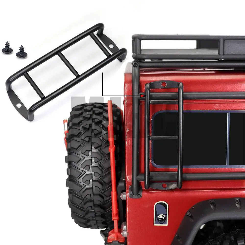 RC Metal Mini Ladder Stairs for Tra/xas TRX4 TRX-4 Bronco Defender SCX10 90046 1/10 RC Crawler - Realistic Upgrade Accessories