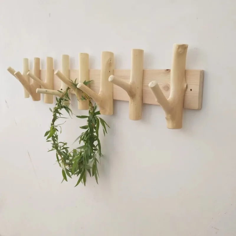 Creative Branch Wall Wood Coat Rack Clothes Hanger Wall Hanger for Hanging Clothes Interior Accessories Nordic Furniture