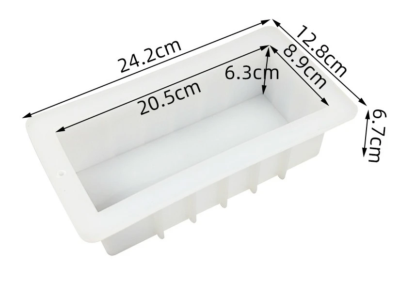 Silicone Soap Mold in Multiple Sizes