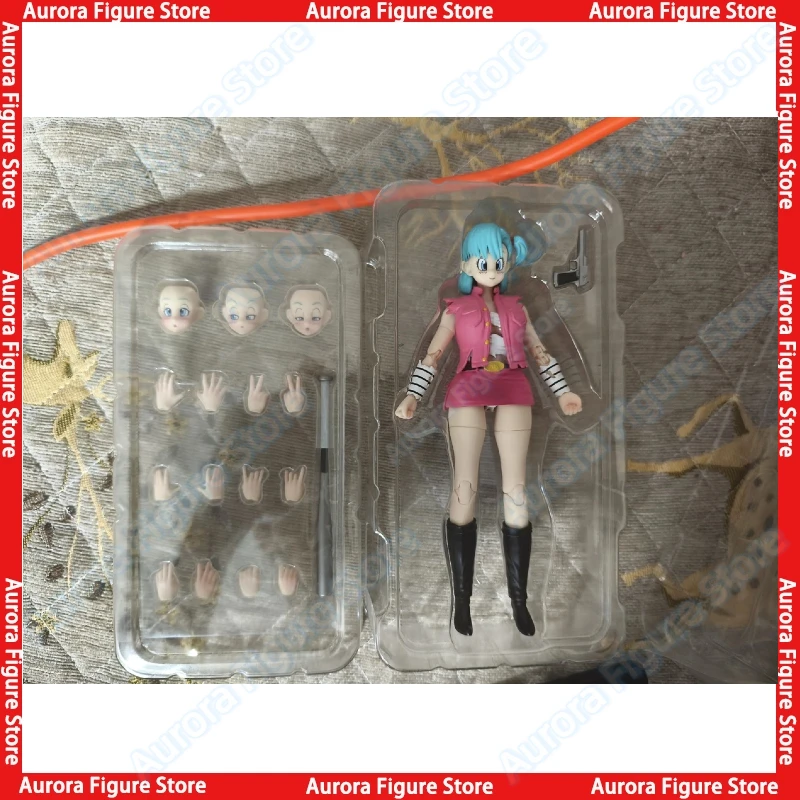 متوفر في المخزون ألعاب الضرب 1/12 SHF المتمردين الفتيات لونا نيكا لعبة دراغون بول زد أندرويد 18 بولما أنيمي عمل أرقام اللعب نماذج البلاستيكية هدية