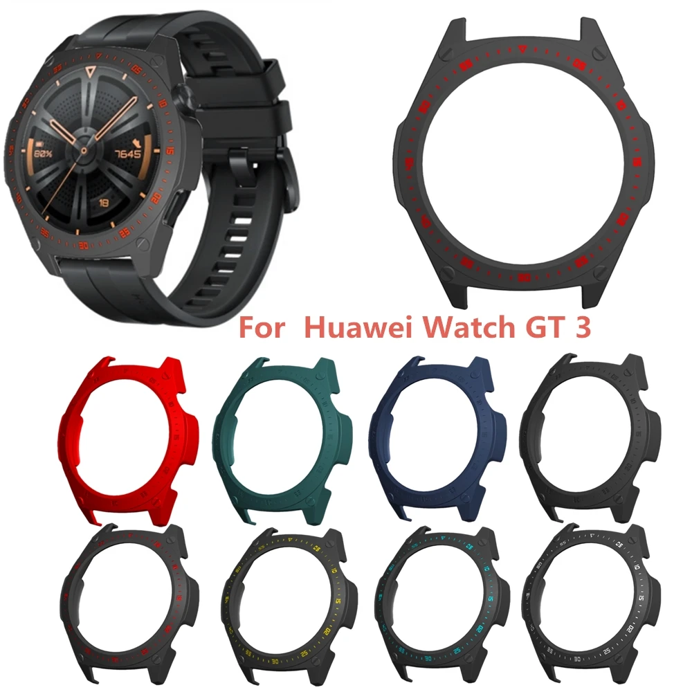Capa protetora para PC para Huawei Watch, Protector Shell, Bumper, GT 3, GT3, 46mm
