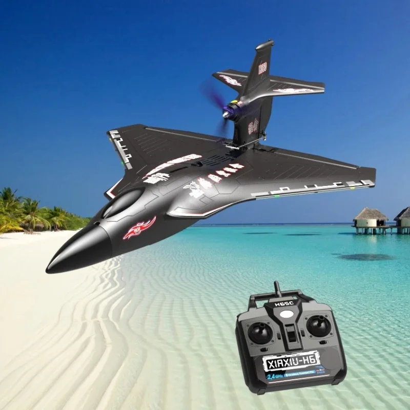 Raptor H650 6CH RC Airplane Brushless Waterproof Fixed Wing Foam Aircraft 3 in 1 Land Water Air Remote Control Plane Model Toy