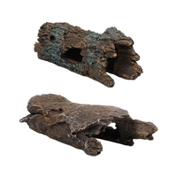 Reptiles Hideout Tree Trunk Simulation Landscape DIY Decor Bonsais Crafts