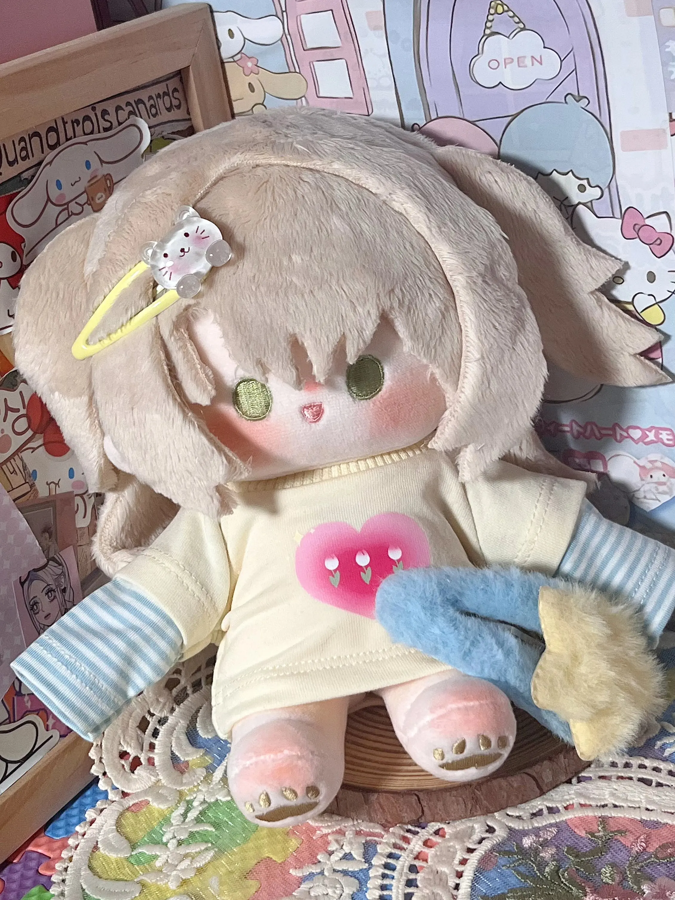 

Pre-sale Reverse:1999 Sotheby Kawaii 20cm Doll Plush Toys Doll Pillows Naked Cotton Dolls