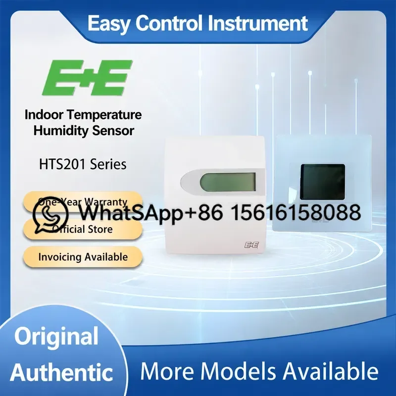 E+E Elektronik HTS201 M1A6 M1A3D1 Indoor Wall Mounted Temperature Humidity Sensor EE10 Compatible High Precision HVAC Monitor