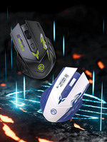 Mecha gaming mouse, three-speed DPI, two-side anti-slip design, comfortable and stable, dual-mode wireless gaming mouse