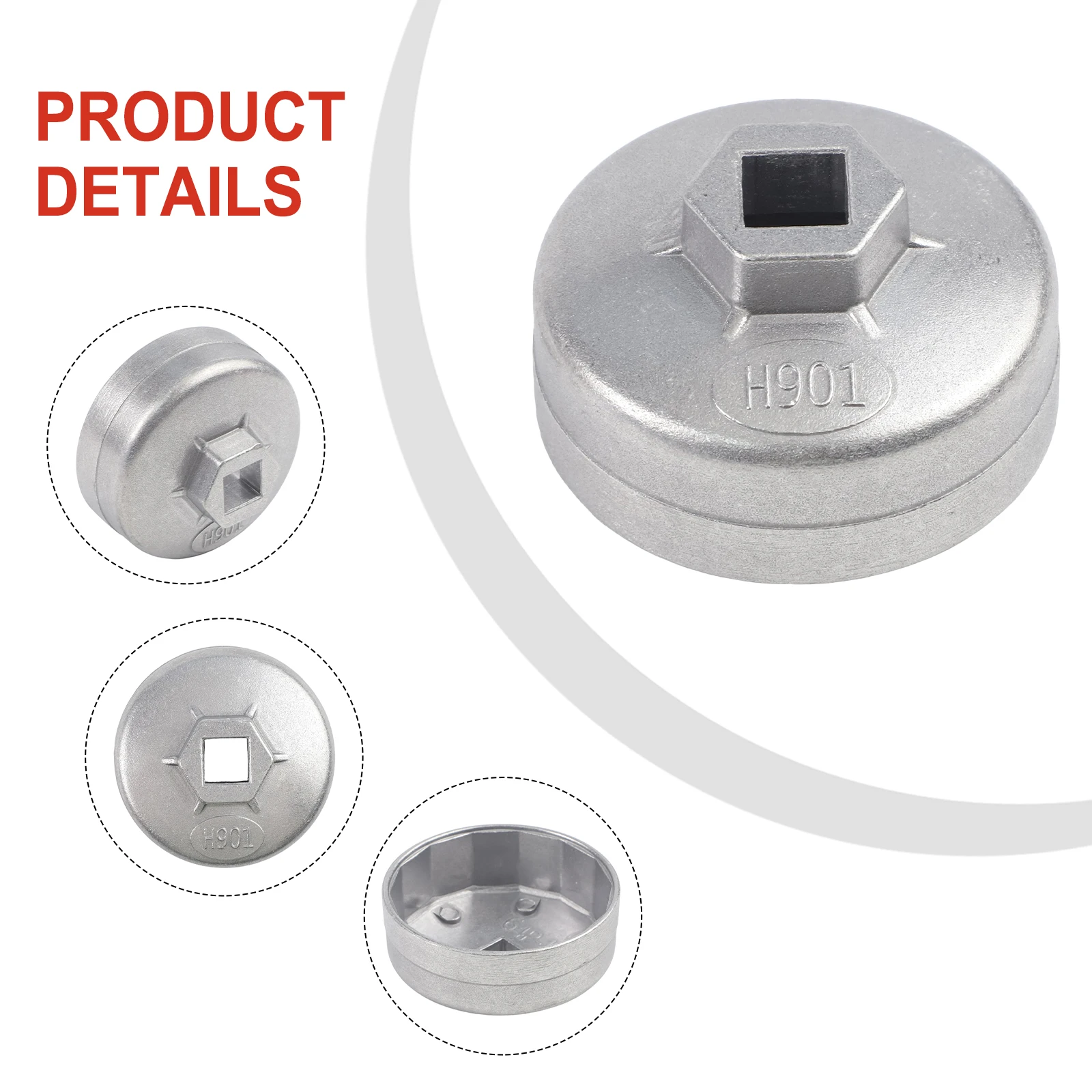 عملي لاستخدام وجع 65 مللي متر 14 المزامير غطاء مرشح الزيت موصل صحيح التثبيت المباشر لأداة مفتاح الربط لإصلاح السيارات